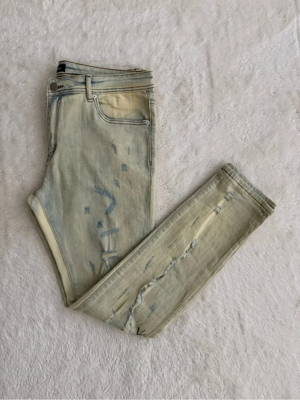 Men’s Distressed Jeans, Nova Men, Size 38